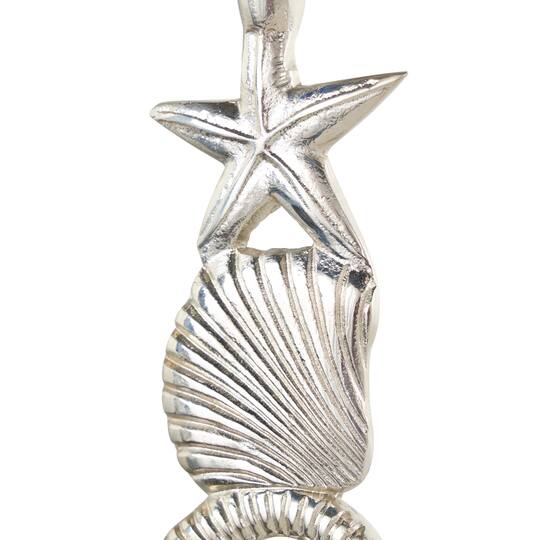 Aluminum Seashell Candle Holder Set